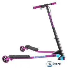 Трехколесный самокат Yvolution Fliker Air A3 (фиолетово-голубой)