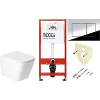 Унитаз подвесной Saniteco KW-9004WS TECE Kit 9400412