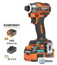 Винтоверт Daewoo Power DAX 3521Li SET (с 1-им АКБ, кейс)