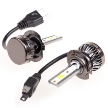 Автолампа-LED H7 13W 6000K 1500Lm 12/24V 1-конт КВАНТ (MINI) SKYWAY радиатор компл.2 шт