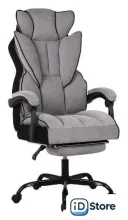 Игровое (геймерское) кресло King Style Pluffy Fabric Black (светло-серый)