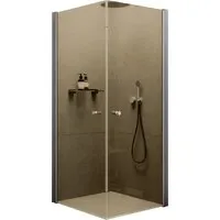 Душевой уголок MaybahGlass MGY-1297-5 (бронзовое стекло/хром матовый)