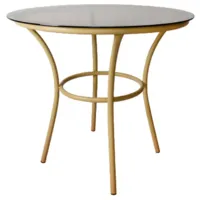 Стол садовый M-Group Ялта (без ротанга, бежевый)