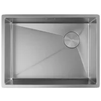Мойка кухонная ZorG Zerox 59 U / IF Side SF Steel