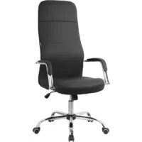 Офисное кресло King Style SHL-16 Glance PU Chrome (черный)