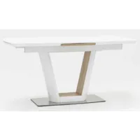 Обеденный стол Stool Group Атланта раскладной 160-200x90 / DT-951-HGW-160 (глянцевый белый)