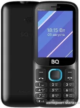 Мобильный телефон BQ-Mobile BQ-2820 Step XL (черный/голубой)