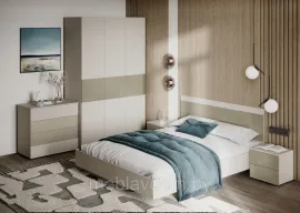 Спальня Атлантис (Комплект 1) - Кашемир/Флан GA-06