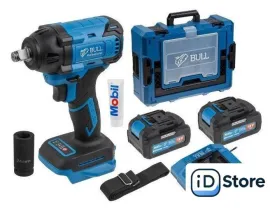 Гайковерт Bull SC 1804 (с 2-мя АКБ, кейс)