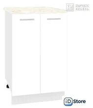 Шкаф напольный Кортекс-мебель Корнелия Лира НШ50р (белый/мадрид)