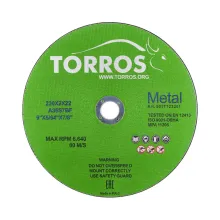 Круг отрезной для стали TORROS 2302,022,3