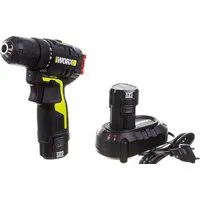 Дрель-шуруповерт Worx Professional WU130X (с 2-мя АКБ, сумка)