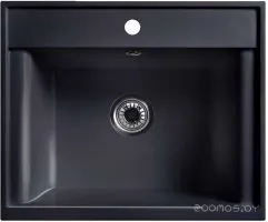 Кухонная мойка Belux SG-REC-6050 (черный обсидиан)