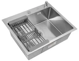 Комплект ARFEKA ECO AR мойка 600500, коландер, дозатор SATIN