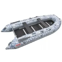 Надувная лодка Roger Boat Hunter 3000 (без киля, битое стекло/серый комби)