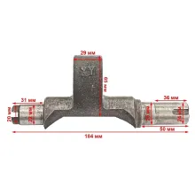 Балансирный вал двигателя Rossel R185-R195N