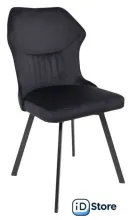 Стул AksHome Каврус U-R Seven (035 черный велюр/черный)