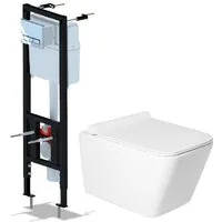 Унитаз подвесной Saniteco KW-9004W Ани Пласт WCP4141