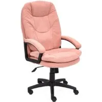 Офисное кресло TetChair Comfort LT флок (розовый)