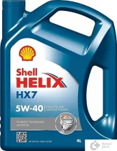 Моторное масло Shell Helix HX7 5W-40 4л