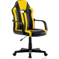 Игровое (геймерское) кресло Brabix GM-202 (черный/желтый)