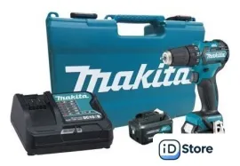 Ударная дрель-шуруповерт Makita HP332DWME (с 2-мя АКБ, кейс)