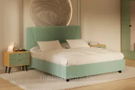 Кровать-11М2 ВЕГА САКСОНИЯ с подъемным механизмом 1600 Микровелюр Mineral