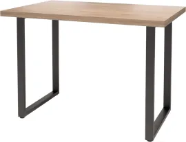 Обеденный стол Millwood Лофт Ницца Л 130x80x75 дуб табачный Craft/металл черный