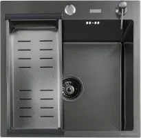 Кухонная мойка FUTUR FK 4548 B Eco Embossing (черный нано)