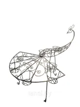 Цветочница " Виток 4 " 150015001700 мм. (на 7 горшков).