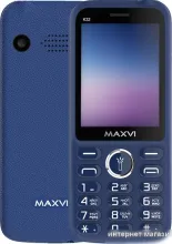 Кнопочный телефон Maxvi K32 (синий)