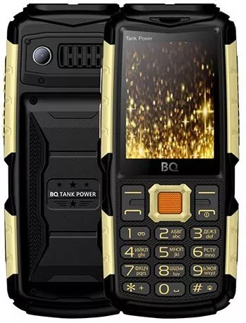 Мобильный телефон BQ Tank Power (BQ-2430) (черный/золотистый)