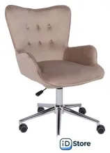 Офисное кресло AksHome Bella (велюр бежевый)