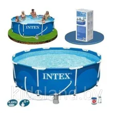 Каркасный бассейн 305x76см фильтр-насос 1250 лч, Intex арт. 28202