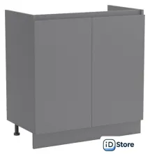 Шкаф напольный Артём-Мебель Мэри 800мм СН-114.215 (серый графит)