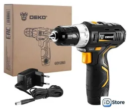 Дрель-шуруповерт Deko GCD12DU3 063-4096 (с 1-им АКБ)