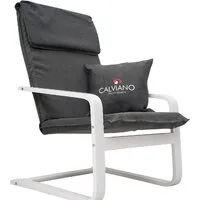 Интерьерное кресло Calviano Soft 1 (серый)