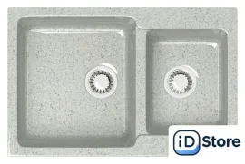 Кухонная мойка MARRBAXX Карельский камень модель 191/Q10 F191Q010 (серый/светло-серый)