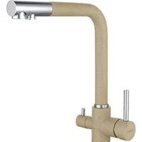 Смеситель GranFest Мрамор 3611 (песочный)