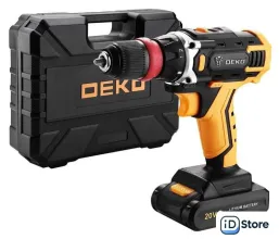 Дрель-шуруповерт Deko DKCD20FU-Li SET 3 063-4177 (с 2-мя АКБ)