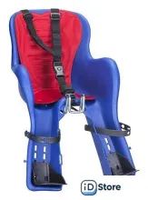 Детское велокресло HTP Kiki De Luxe (синий)