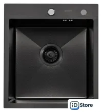 Кухонная мойка ARFEKA ECO AR 450500 BLACK PVD NANO DECOR