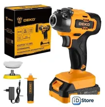 Полировальная машина Deko KDCP20 081-1027 (с 1-им АКБ)