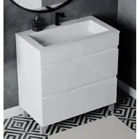 Мебель для ванных комнат Vela Тумба под умывальник Vela Вектор 80Н под Luxor TU41377