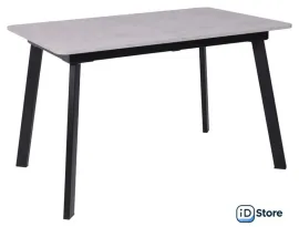 Кухонный стол Lepremo AV 1209/1 МДФ раздвижной 1200-1600x800 (Ароза светлая/черный)