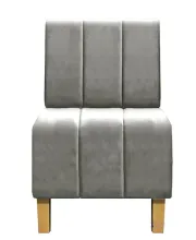 Кресло Бриоли Руди П В8 светло-серый
