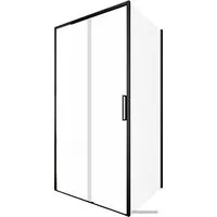 Душевой уголок Aquanet Pleasure Evo 100 AE65-100x90-BT (черный анодированный)