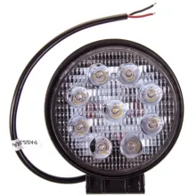 Фара светодиодная OFF ROAD 113113(128)25мм круглая 12V/24V 27W 6000K SKYWAY 9 диодов Дальний свет