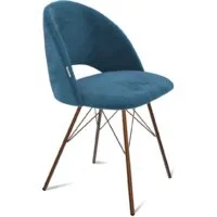 Стул Sheffilton SHT-ST34/S37 (тихий океан/медный металик)