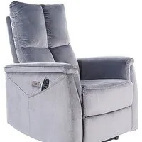 Электрический реклайнер Signal Neptun M Velvet Bluvel 14 (серый)